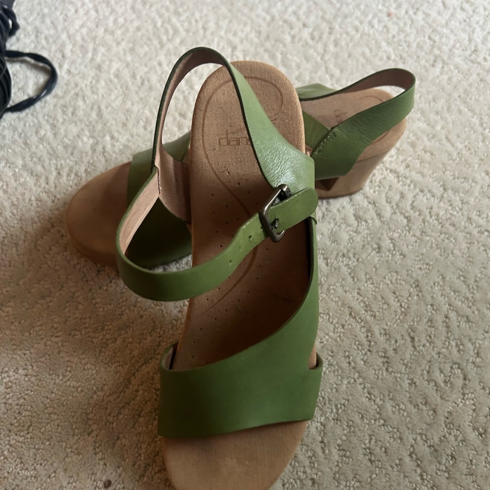 Dansko Women's Green Sandals